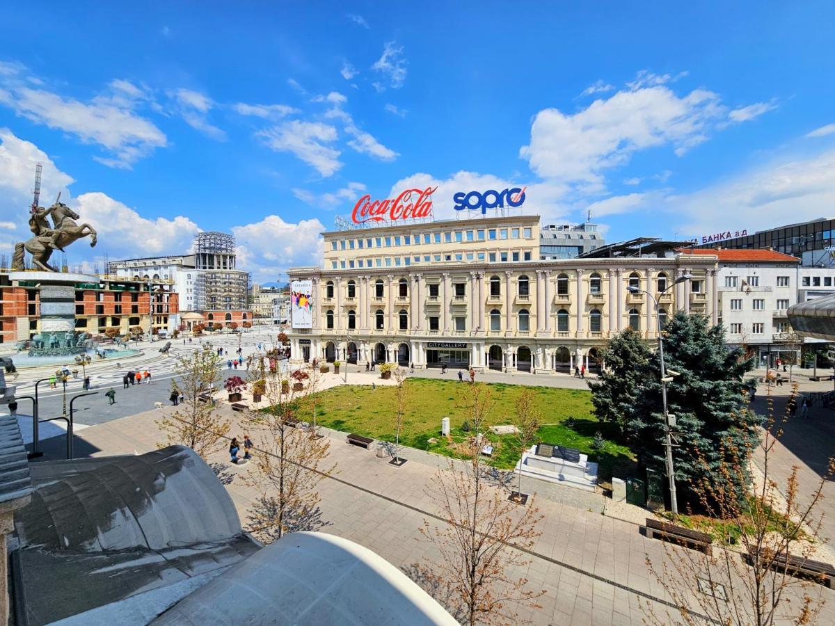 Apartamento Mika Square Skopie Exterior foto